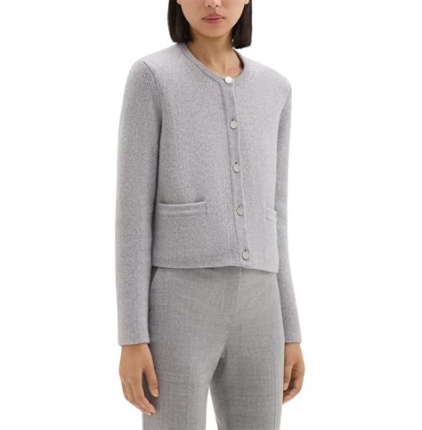 dior boutique cropped wool jacket|Cropped Jacket Gray Felted Cashmere and Virgin Wool .